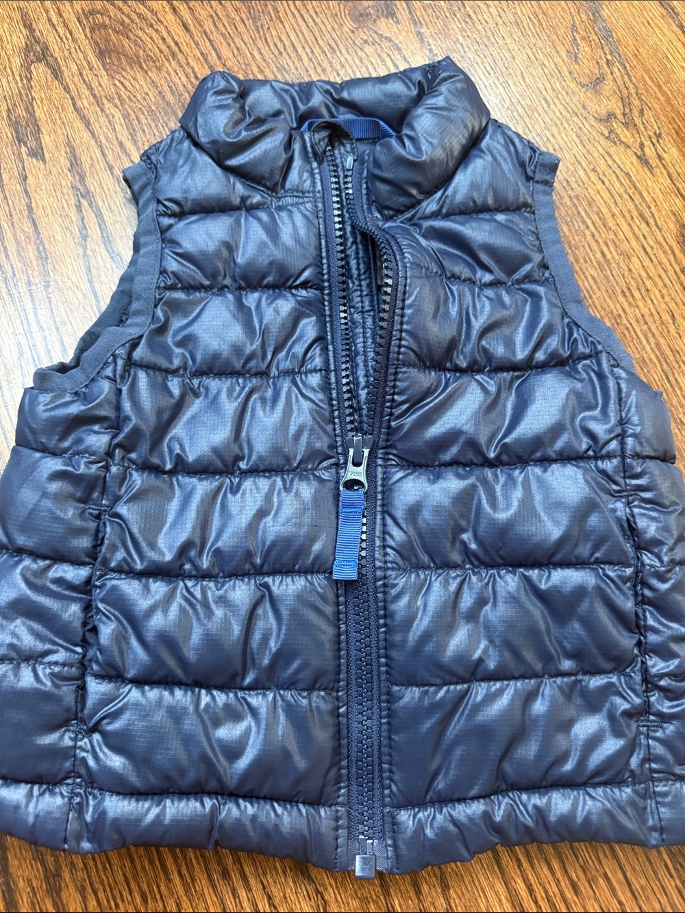 Toddler Navy Quilted Puffer Vest